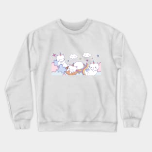 Unicorn Cats Crewneck Sweatshirt